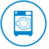 Laundry machine icon.